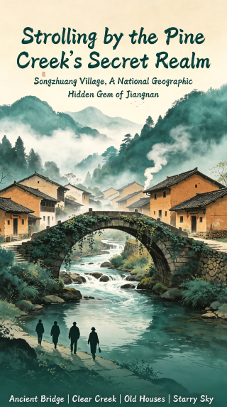 Stroll along the secret riverside of Songzhuang village in Songyang! National Geographic’s hidden gem of ancient Jiangnan