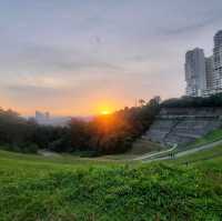 Bukit Antarabangsa Viewpoint, sunset city view