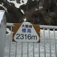 立山黑部 ｜ 黑部平大觀峰看雪山美景🏔️
