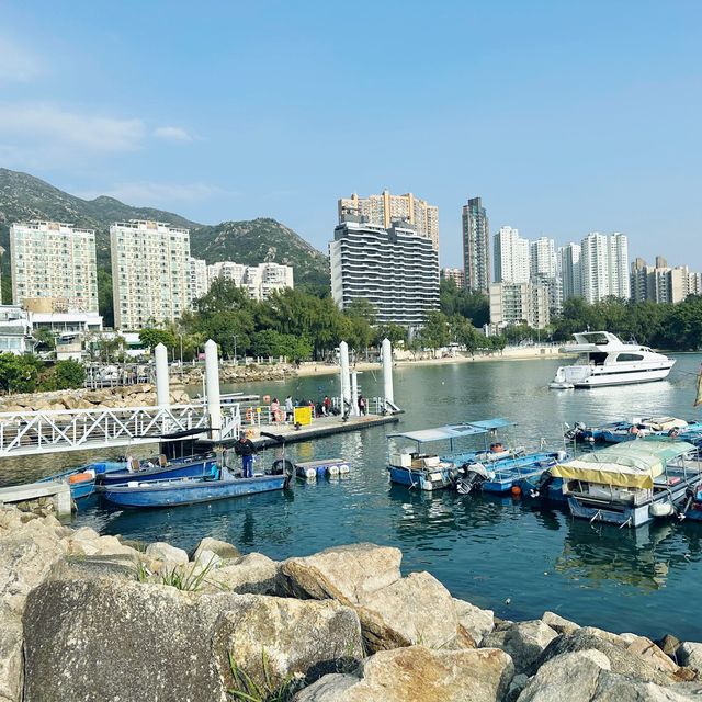 屯門青山灣海濱長廊 ， 郊外好去處 ！