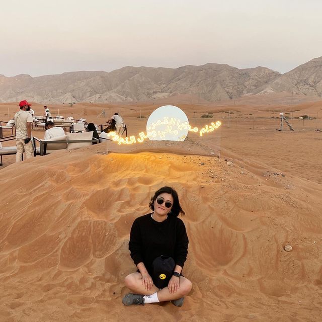두바이 겨울에만 만나는 사막카페 