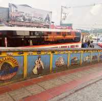 Cute Colombian town Guatape 