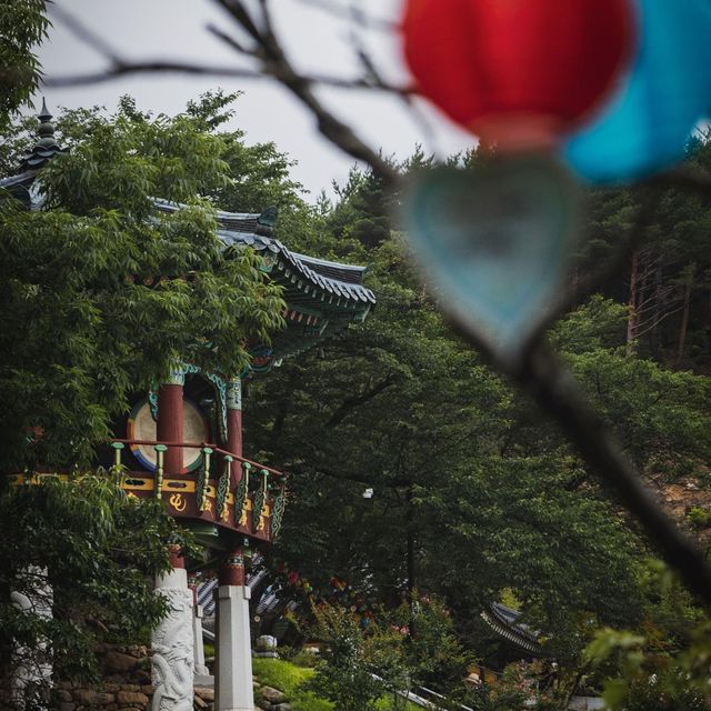 Beautiful view of Hwaamsa Temple 