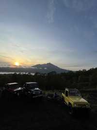 Catching the sunrise from Mt.Batur