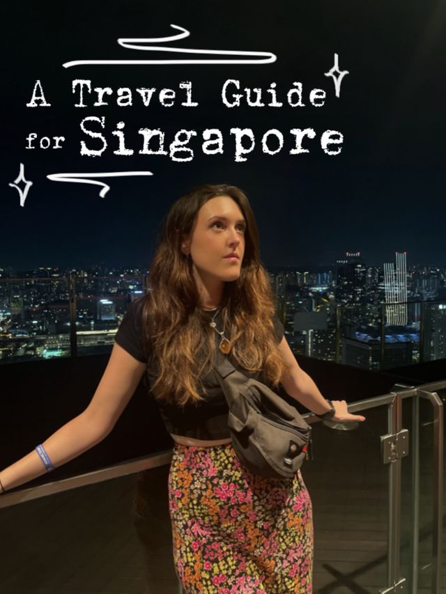 A TRAVEL GUIDE FOR SINGAPORE 🇸🇬 