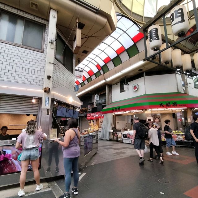 【大阪 黒門市場】大阪食べ歩きツアーにおすすめ✨✨✨