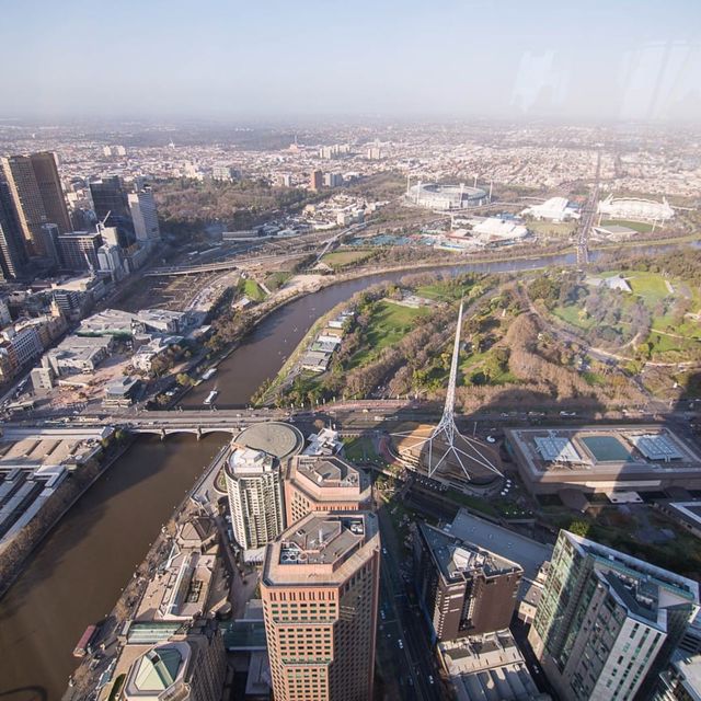 Breathtaking View at Melbourne Skydeck