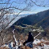 영남알프스 8봉 신불산 영축산 최단코스, 눈 산행