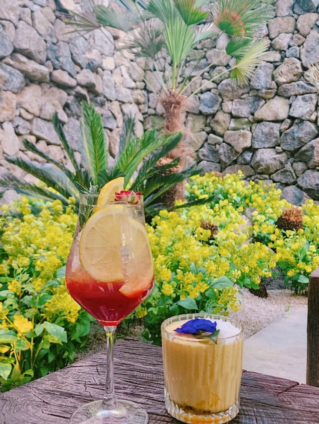 🥝제주감성 분위기의 디저트카페 삼다코지