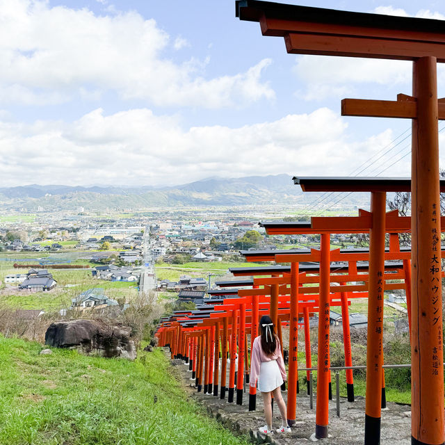 日本九州｜俯瞰浮羽景色的稻荷神社⛩️