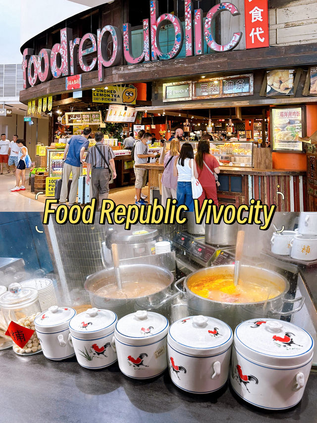 A Retro Themed Food Republic in Vivocity 