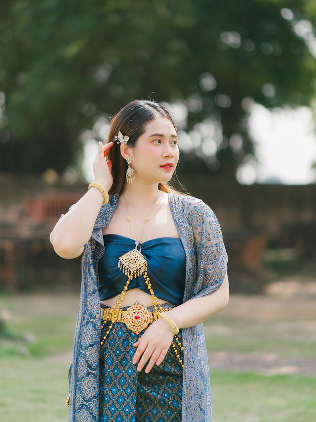 แต่งชุดไทย เที่ยววัดไชยวัฒนาราม อยุธยา