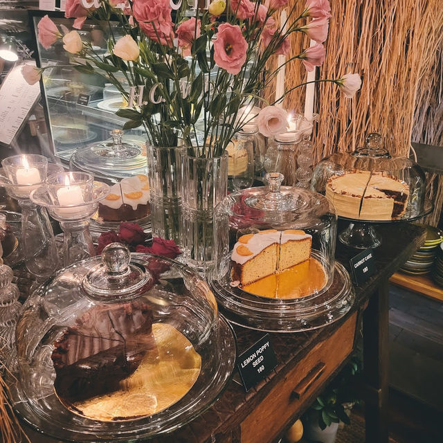 Flora cafe in the Flower Market BKK