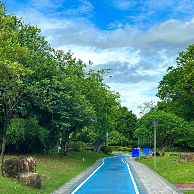 廣州二沙島宏城公園：自然寶地，放鬆心靈的理想去處！
