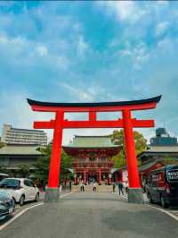 Beautiful Ikuta Jinja Shrine in Kobe, Japan ⛩️🇯🇵