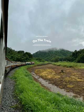 นั่งรถไฟไปเชียงใหม่ | ฤดูฝน 🚃⛰️🌧️🌿