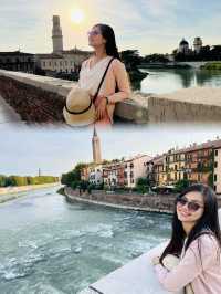 Romantic Couple's Escape in Verona: A Perfect Evening at Castel San Pietro 
