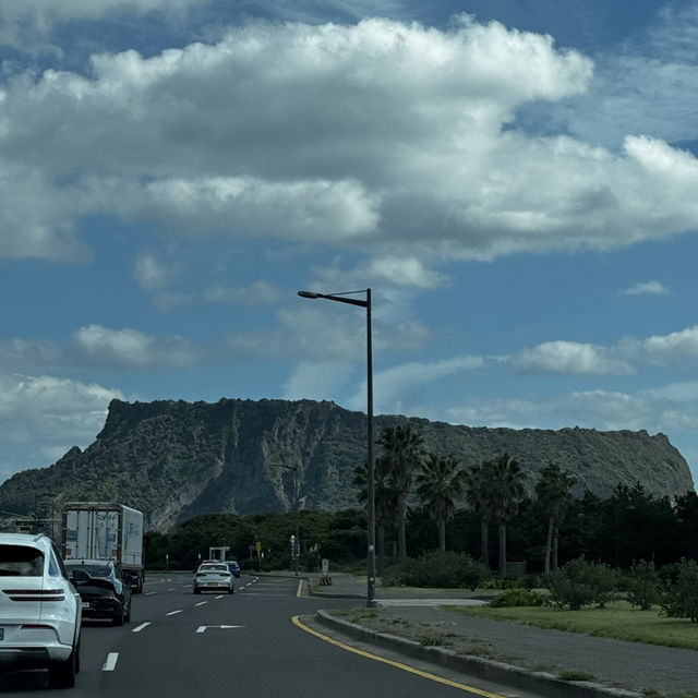 성산일출봉 정상에서 바라보는 한라산 풍경 ⛰️