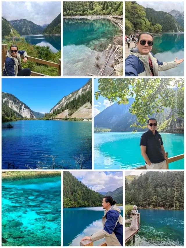 Popular lakes in Jiuzhaiguo Valleys 