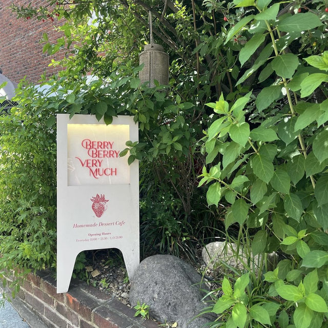 【韓国】イチゴ好きのためのイチゴ尽くしの可愛いカフェ🍓