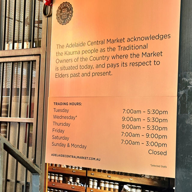 Food hunt at Adelaide Central Market 