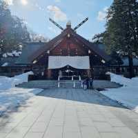 Winter Journey to Hokkaido Jingu Shrine