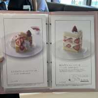 Double Strawberry Shortcake at Takano Fruit Parlor, Shinjuku