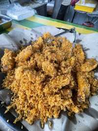 Local snacks look simple but superb appetizing