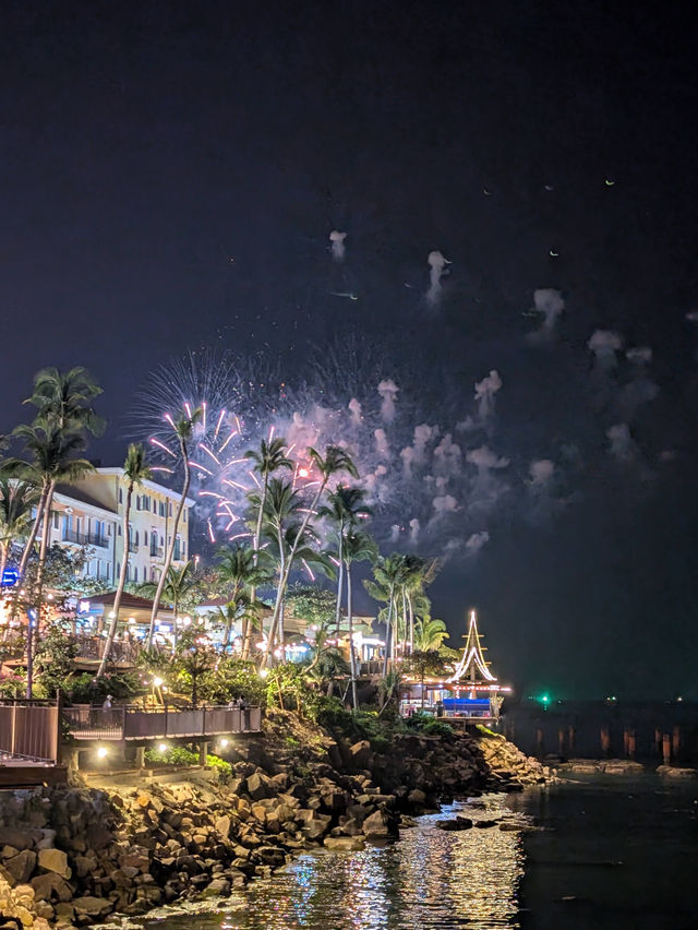 Fireworks at Phu Quoc Sunset