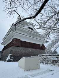 Winter Serenity at Matsushiro Castle