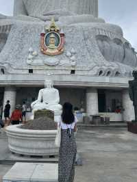 Paying a visit to the Big Buddha at Phuket 