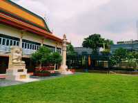 泰國曼谷市中心湄南河畔著名古跡皇家寺廟景點：Wat Sangwet Witsayaram，暹羅文化藝術精美寺廟建築，適合打卡拍照📸冥想