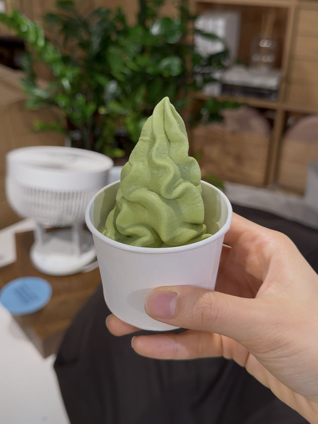 A Fun Treat at MUJI: Customizing Our Soft Serve Ice Cream