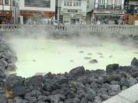 日本群馬自由行 冬日温泉小鎮草津温泉 西之河原公園