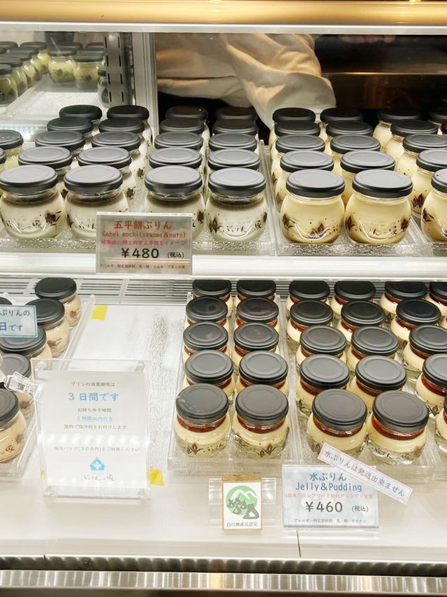 【世界遺産🌍白川郷】プリンアワード🍮グランプリ受賞の水プリン❣️