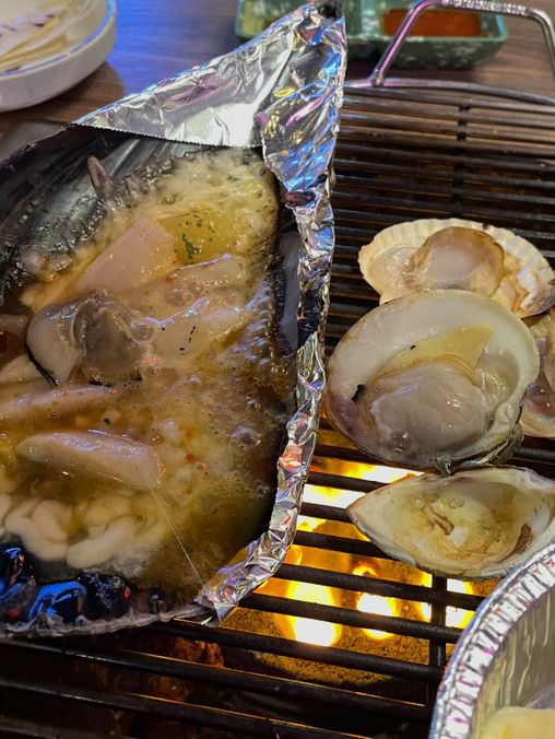가로수길 조개구이 맛집 삼바히 후기 🐚🔥