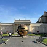 🎨✨ "A Brush with Divinity: One Heavenly Day in the Vatican Museums’ Courtyard