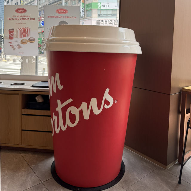 한국에서 흔하지 않은 캐나다 커피 맛집 ☕️팀홀튼 커피☕️