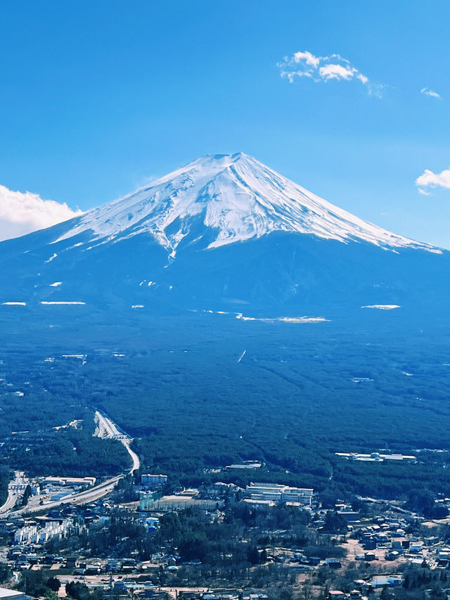 ［東京旅遊］天上山公園-搭乘纜車🚡遠眺富士山🗻風光