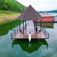 พักแพเขื่อนศรีนครินทร์ ล่องแพเปียก เล่นสวนน้ำ