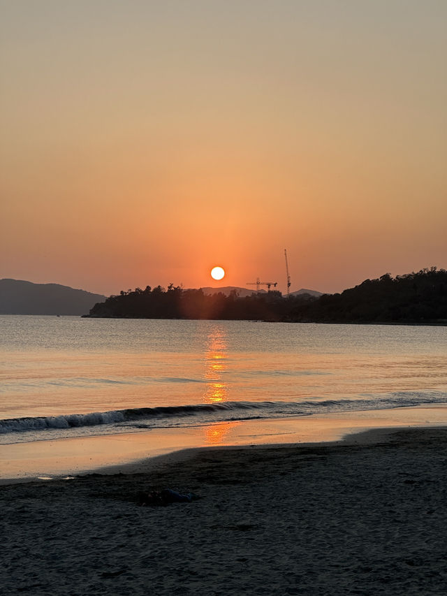 貝澳隱世cafe 🍹漫步沙灘嘆日落美景🌄