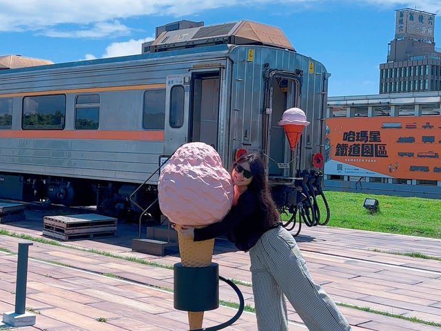 哈瑪星鐵道園✨復古火車打卡，穿越時空嘅鐵道之旅😘