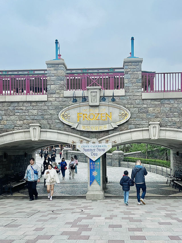 홍콩 디즈니랜드에 가면 꼭 들려야하는 겨울왕국존❄️