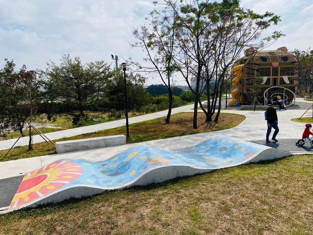 雲林 虎尾632高地公園 童趣可愛虎爺造型 好看又好玩！