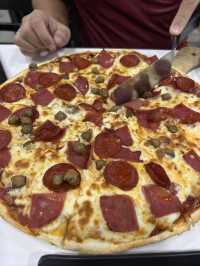 Surprisingly delicious pizza! 