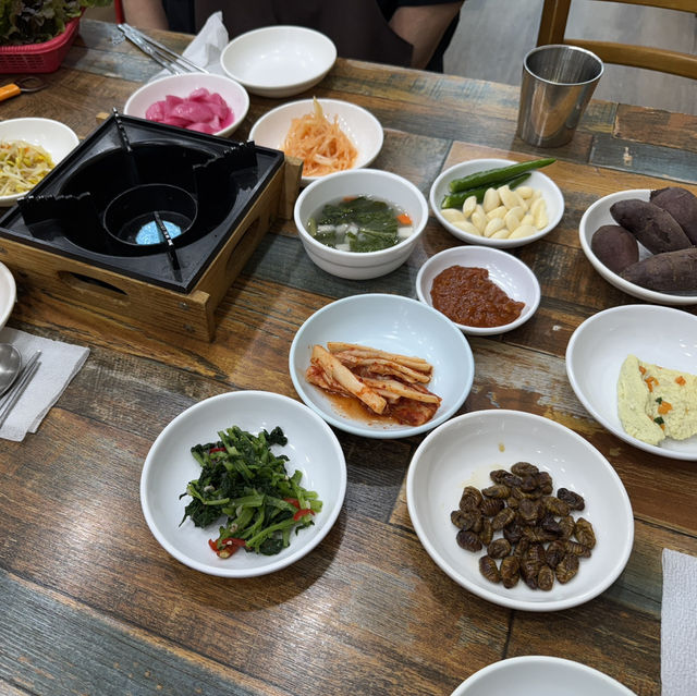부산 금정구 오리고기 맛집! 숯불향이 솔솔