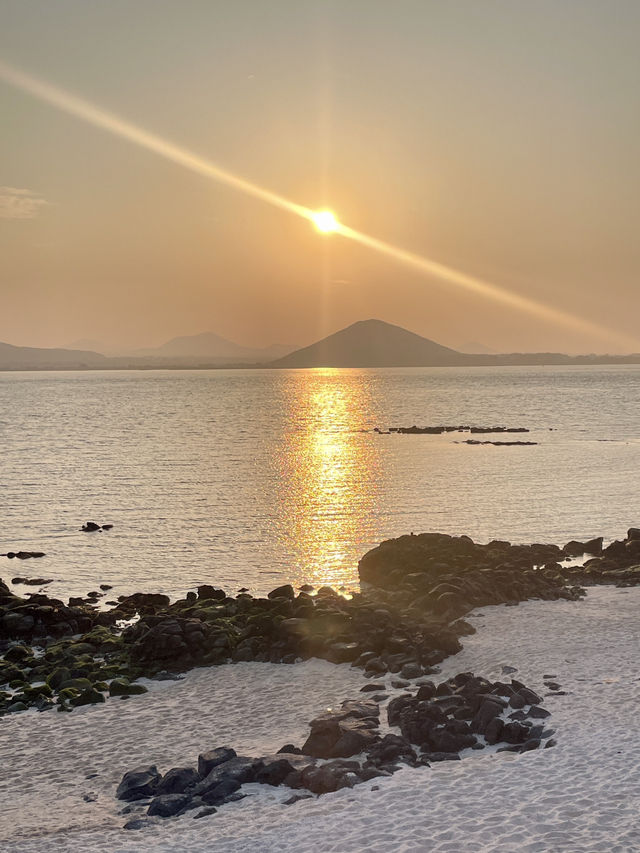 西濱白沙🏖️珊瑚海邊🪸濟州牛島八景之一！