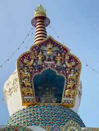 【ネパール・ルンビニ Great Drigung Lotus Stupa】チベット仏教の精髄が宿る鮮やかな寺院
