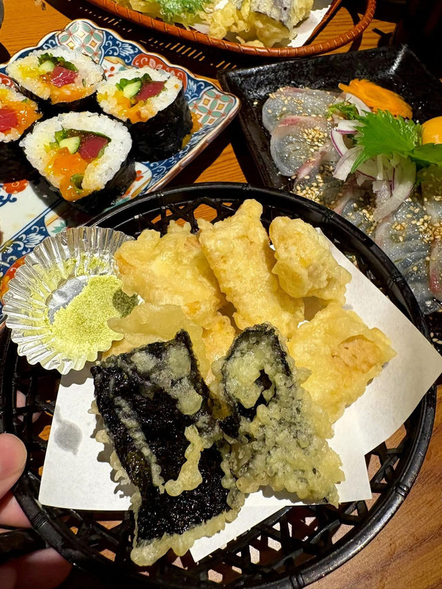 大阪🇯🇵 這家壽司和天婦羅居酒屋一定要去吃