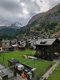 A Serene Town at the Foot of the Matterhorn